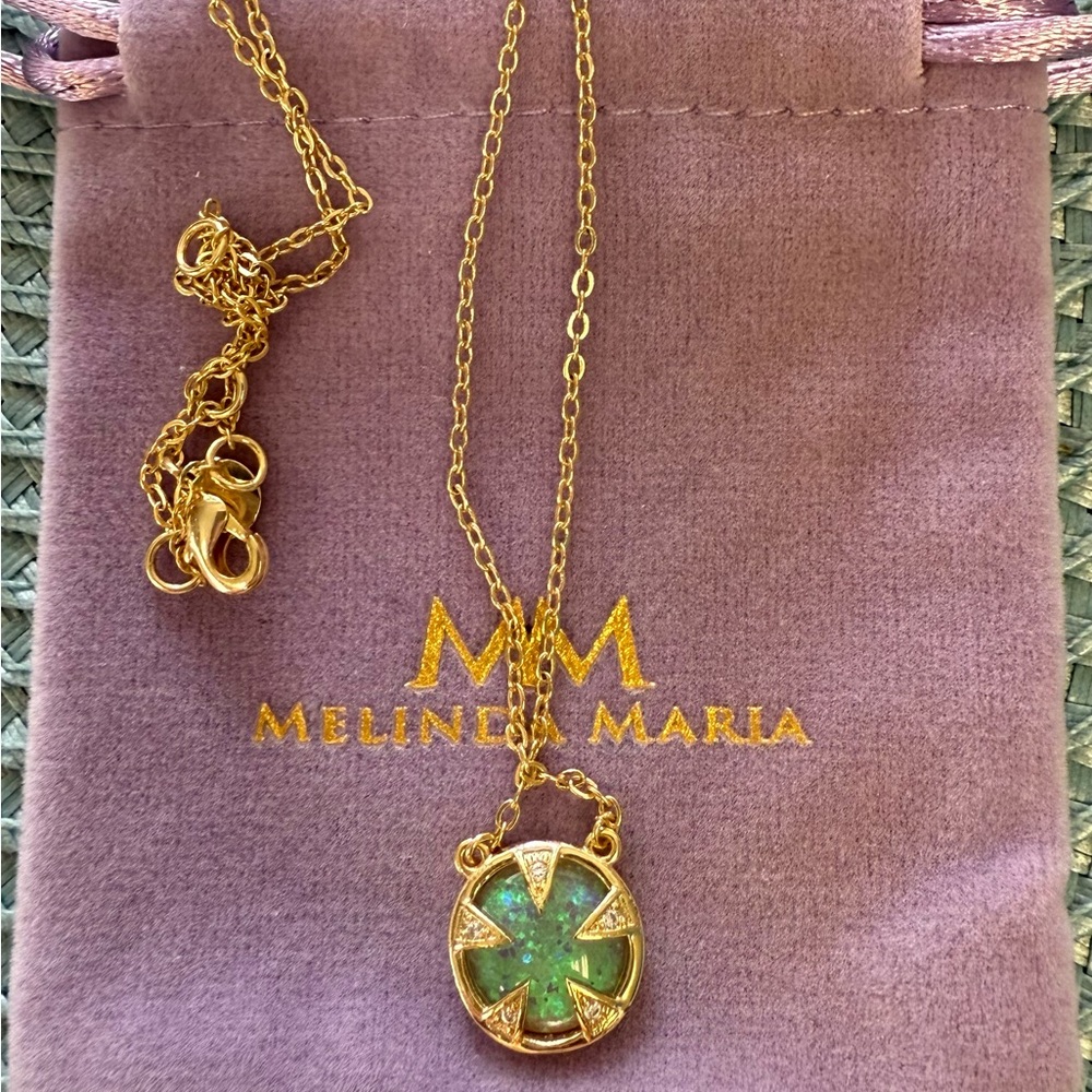 Melinda Maria opal Tessa Pendant Necklace